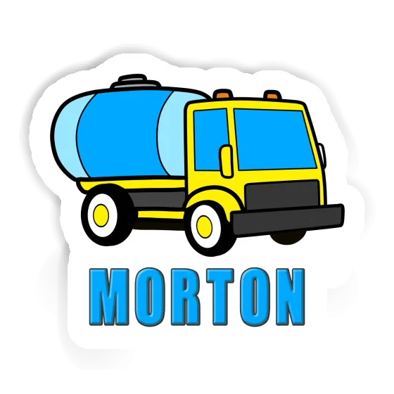 Water Truck Sticker Morton Gift package Image