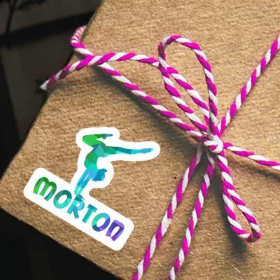 Sticker Morton Yoga-Frau Image