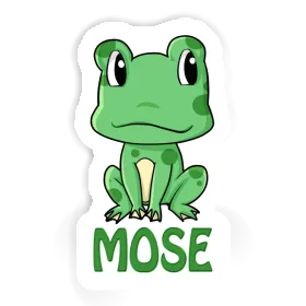 Sticker Frog Mose Image