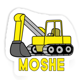 Bagger Aufkleber Moshe Image