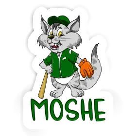 Sticker Cat Moshe Image