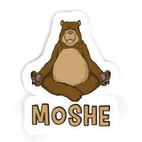 Yogi Sticker Moshe Image