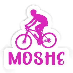 Moshe Aufkleber Biker Image