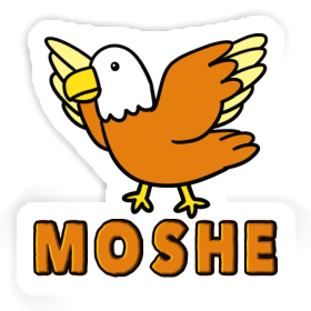 Moshe Sticker Bird Image