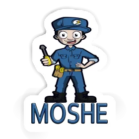 Moshe Sticker Electrician Image