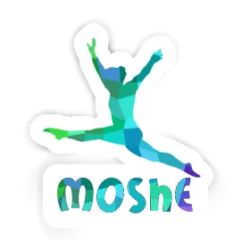Gymnast Sticker Moshe Image
