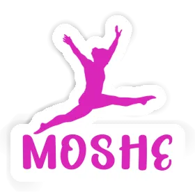 Sticker Moshe Gymnast Image