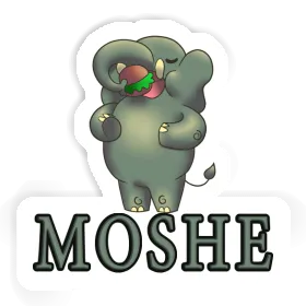 Sticker Moshe Elephant Image