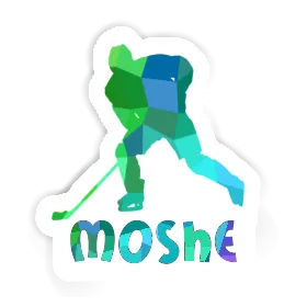 Aufkleber Moshe Eishockeyspieler Image