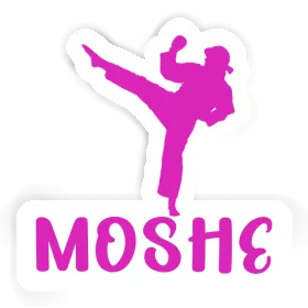 Karateka Sticker Moshe Image