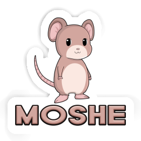 Sticker Moshe Mouse Image
