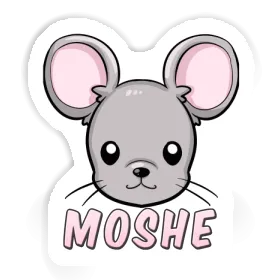 Sticker Moshe Mouse Image