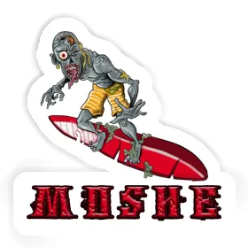 Sticker Moshe Surfer Image