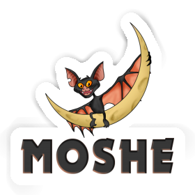 Moon Sticker Moshe Image