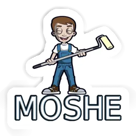 Sticker Moshe Painter Image