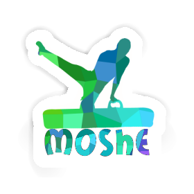 Sticker Gymnast Moshe Image