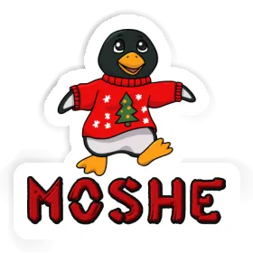 Pinguin Aufkleber Moshe Image