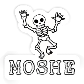 Moshe Sticker Skeleton Image