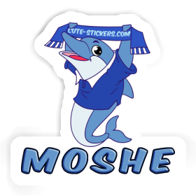 Dolphin Sticker Moshe Image