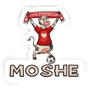 Sticker Moshe Cow Image
