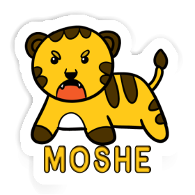 Moshe Autocollant Tigre Image