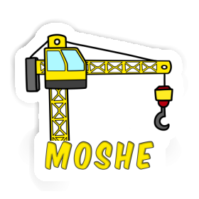 Grue à tour Autocollant Moshe Image