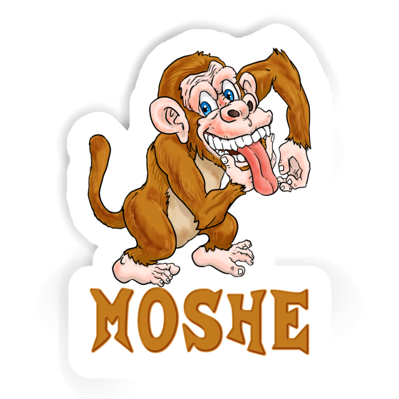 Sticker Moshe Ape Notebook Sticker Moshe Ape Gift package Image