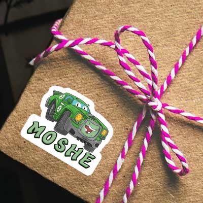Car Sticker Moshe Notebook Car Sticker Moshe Notebook Image
