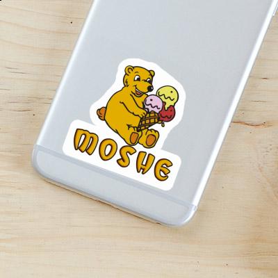 Sticker Ice Cream Moshe Notebook Sticker Ice Cream Moshe Gift package Image