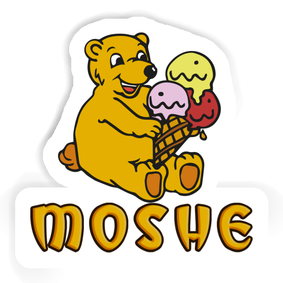 Sticker Ice Cream Moshe Laptop Sticker Ice Cream Moshe Laptop Image