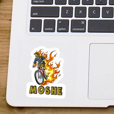 Sticker Moshe Biker Notebook Sticker Moshe Biker Gift package Image
