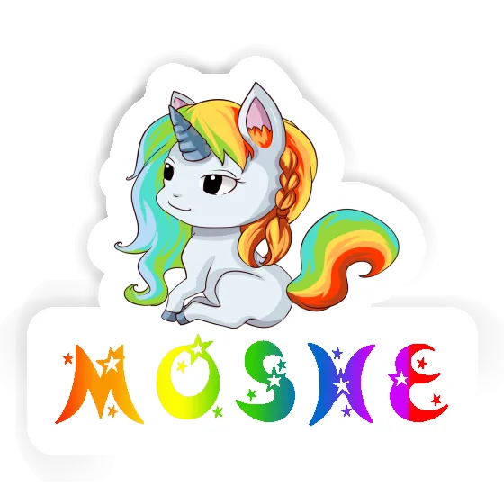 Autocollant Licorne Moshe Laptop Autocollant Licorne Moshe Laptop Image