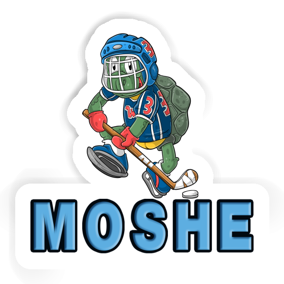 Moshe Autocollant Joueur de hockey sur glace Notebook Moshe Autocollant Joueur de hockey sur glace Gift package Image