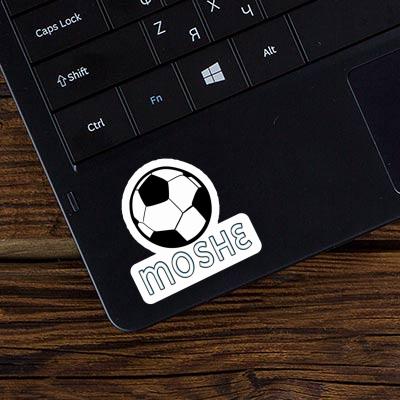 Moshe Autocollant Ballon de foot Laptop Moshe Autocollant Ballon de foot Laptop Image