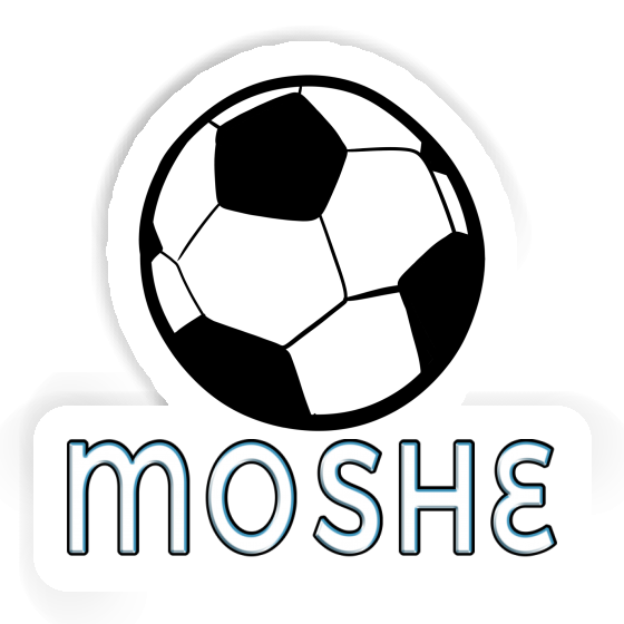 Moshe Autocollant Ballon de foot Notebook Moshe Autocollant Ballon de foot Notebook Image