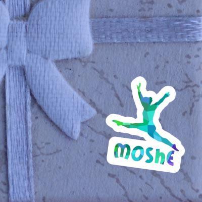 Gymnaste Autocollant Moshe Image