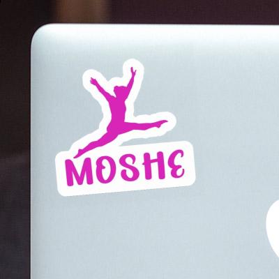 Sticker Moshe Gymnast Notebook Sticker Moshe Gymnast Gift package Image