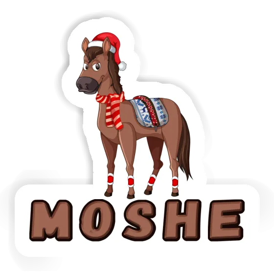 Aufkleber Moshe Weihnachtspferd Laptop Aufkleber Moshe Weihnachtspferd Laptop Image