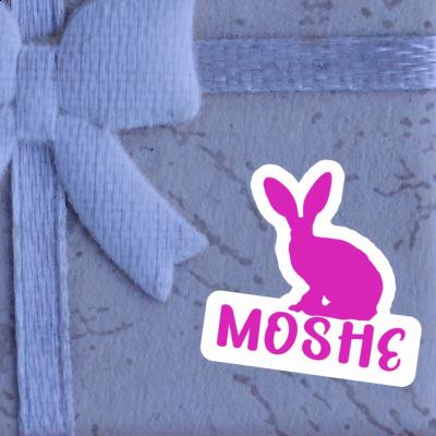 Sticker Rabbit Moshe Laptop Image