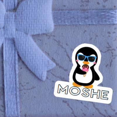Autocollant Moshe Pingouin glacé Autocollant Moshe Pingouin glacé Image