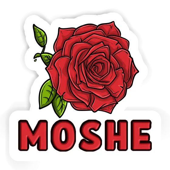Sticker Moshe Rose blossom Laptop Sticker Moshe Rose blossom Laptop Image