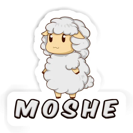 Sticker Moshe Sheep Laptop Sticker Moshe Sheep Laptop Image