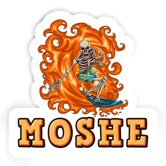 Autocollant Moshe Surfeur Image