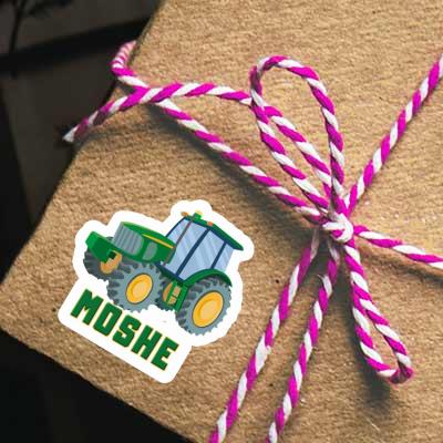 Moshe Autocollant Tracteur Image
