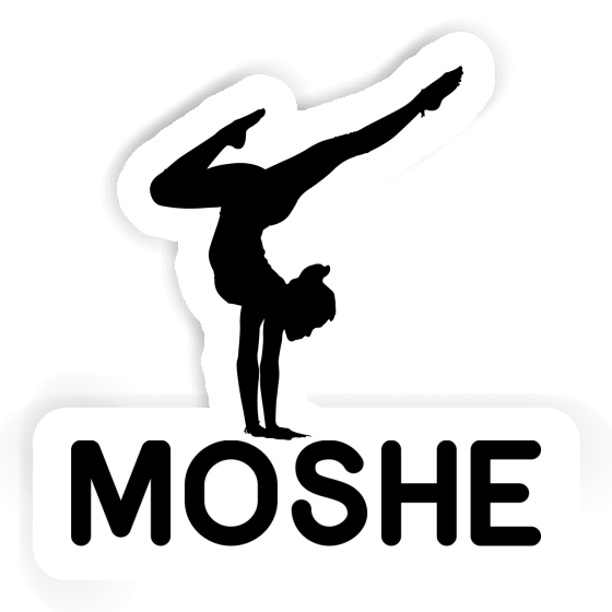Moshe Autocollant Femme de yoga Gift package Image