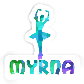Autocollant Myrna Ballerine Image