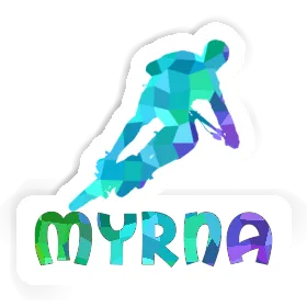 Sticker Biker Myrna Image