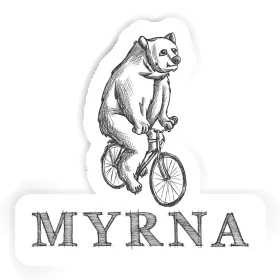 Myrna Sticker Velofahrer Image