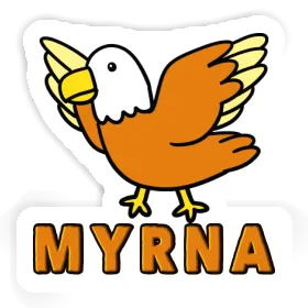 Vogel Aufkleber Myrna Image