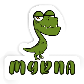Dinosaure Autocollant Myrna Image